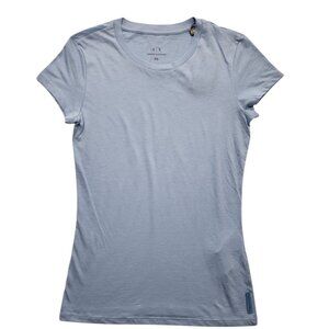 Armani Exchange Women Tee Shirt Short Sleeve Pima Cotton‎ Jersey Size XS